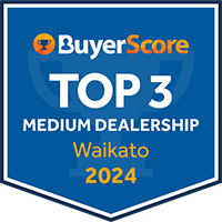 BuyerScore award - Top 3 Medium dealership Waikato 2024